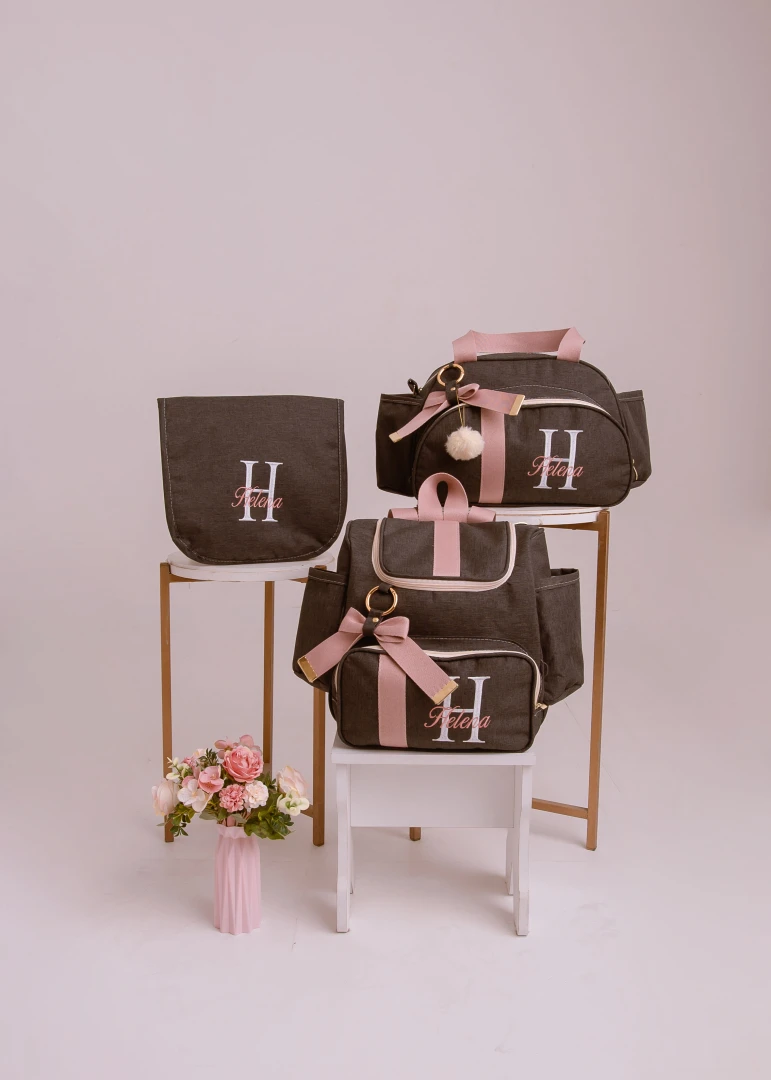 Bolsa Maternidade Personalizada Térmica Impermeável Coleção Alta Linha